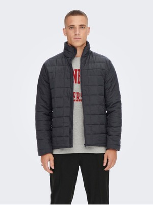 Only & Sons 22022537 Only & Sons Onsanker Quilted Jacket Otw Erkek Ceket Black