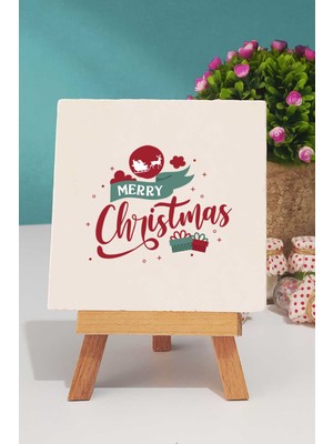Hedizu Merry Christmas Dekoratif Taş Baskı