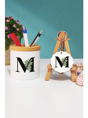 Hedizu Botanik M Harfli Kalemlik ve Anahtarlık