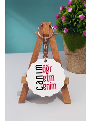 Hedizu Öğretmene Hediye Canım Öğretmenim Anahtarlık