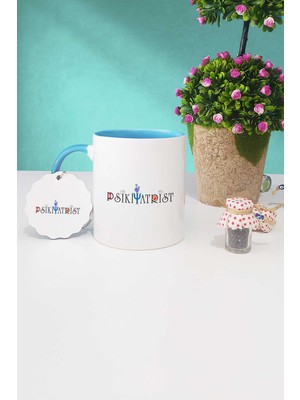 Hedizu Psikiyatrist Mavi Kupa Bardak Anahtarlık