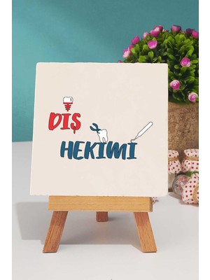 Hedizu Diş Hekimi Dekoratif Taş Baskı