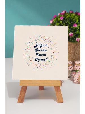 Hedizu Doğum Günü Hediyesi Dekoratif Taş Baskı