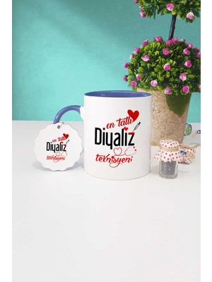 Hedizu En Tatlı Diyaliz Teknisyeni Lacivert Kupa Bardak Anahtarlık