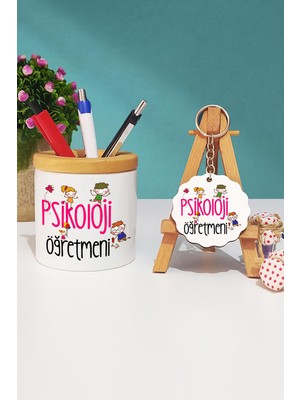 Hedizu Psikoloji Öğretmeni Hediye Kalemlik ve Anahtarlık