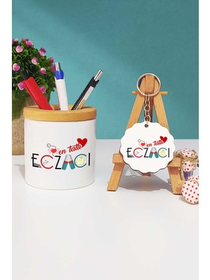 Hedizu En Tatlı Eczacı Kalemlik ve Anahtarlık