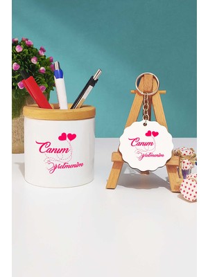 Hedizu Öğretmene Hediye Kalemlik ve Anahtarlık