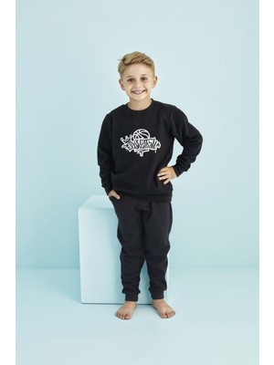 HMD Underwear Hmd 5583 Siyah Erkek Çocuk Eşofman Takım