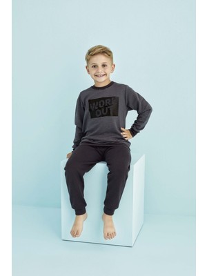 HMD Underwear Hmd 5566 Siyah Erkek Çocuk Eşofman Takım
