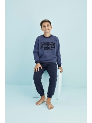 HMD Underwear Hmd 7202 Lacivert Erkek Çocuk Garson Boy Eşofman Takım