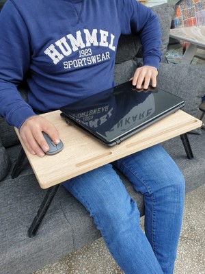 Enna Ahşap Oyuncak Laptop Sehpası