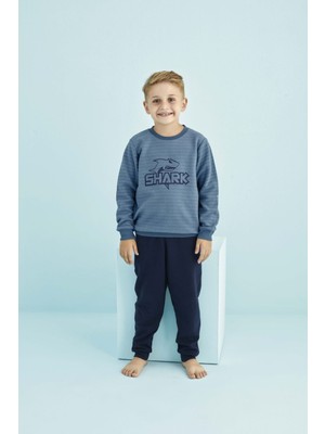 HMD Underwear Hmd 5584 Lacivert Erkek Çocuk Eşofman Takım