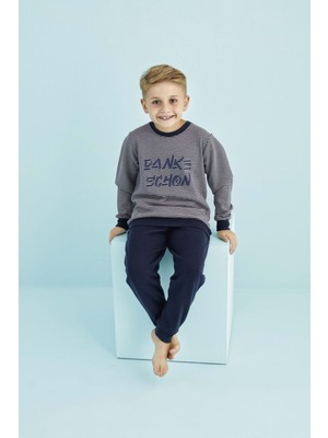 HMD Underwear Hmd 5571 Lacivert Erkek Çocuk Eşofman Takım
