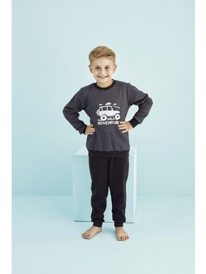 HMD Underwear Hmd 5579 Siyah Erkek Çocuk Eşofman Takım