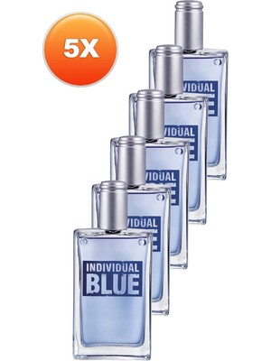 Avon Individual Blue Erkek Parfüm Edt 100 ml 5'li Set