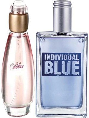 Avon Celebre Edt 50 ml Kadın Parfümü ve Individual Blue Edt 100 ml Erkek Parfümü