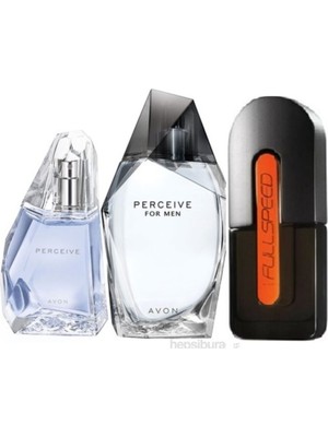 Avon Perceive Edt 100ML Erkek Perceive Edp 50ML Kadın Full Speed Edt 75 ml Erkek Parfüm
