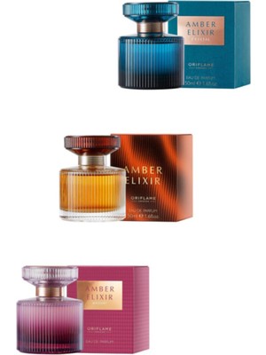 Oriflame Amber Elixir Edp 50 ml Kadın Parfüm Seti 8681541008052
