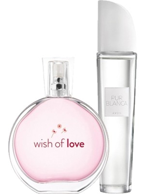 Avon Wish Of Love Pur Blanca 50 ml Edp Kadın Parfüm Seti 1133TTUUNNJJJ