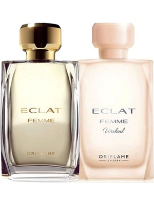 Oriflame Eclat Femme Weekend Edt 50 ml Kadın Parfüm+Eclat Femme Edt 50 ml Kadın Parfüm Set Elitkozm