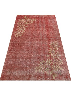 Sempati Halı Özel Vintage Eskitme El Dokuma Halı 90x176 Cm 9813