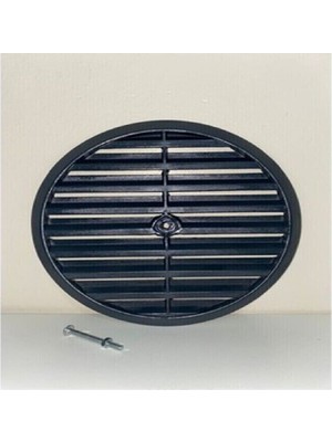 Tunçel Doğalgaz Cam Ventilasyon,cam Menfez Plastik Siyah