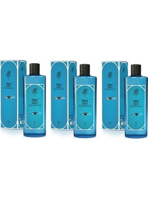 Rebul Aqua Kolonya Cam Şişe 270 ml 3 Adet