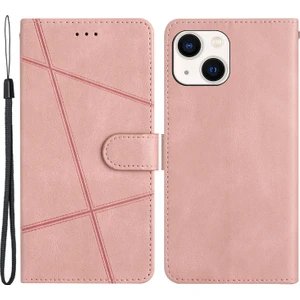 Xstep Case Apple Iphone 13 6.1 Inç Telefon Kapağı Baskılı Çizgi Dekor Cüzdan Çılgın At Doku Standı Deri Telefon Kasası Kayış (Yurt Dışından)