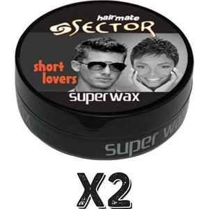 Hairmate Superwax Islak Görünüm Siyah Wax 150 Ml 2 Adet