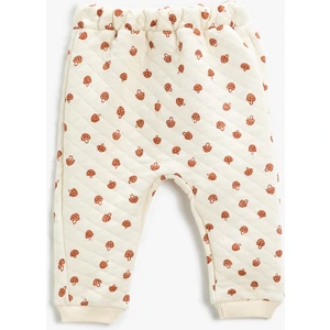 Kapitone Jogger Eşofman Altı Beli Lastikli