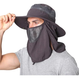 88 Shop Güneş Koruyucu Balıkçı Şapkası - Gri (Yurt Dışından)