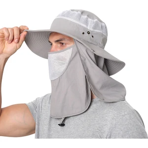 88 Shop Güneş Koruyucu Balıkçı Şapkası - Açık Gri (Yurt Dışından)