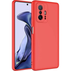 Kny Xiaomi Mi 11T Pro Kılıf Içi Süet Renkli Mara Lansman Silikon
