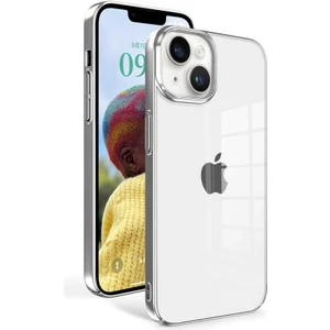 Apple Iphone 14 Plus Kılıf Renkli Kenarlı Sert Sun Kapak