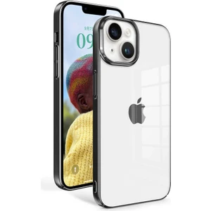 Apple Iphone 14 Plus Kılıf Renkli Kenarlı Sert Sun Kapak