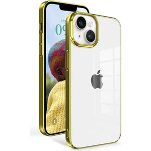 Apple Iphone 14 Plus Kılıf Renkli Kenarlı Sert Sun Kapak