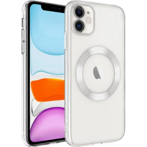Apple Iphone 11 Kılıf Renkli Kenarlı Magsafeli Riksos Kapak