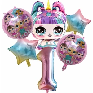 Parti Station Lol Bebek Rakam Konsept Yaş Balon Doğum Günü Set Yaş Balon Set