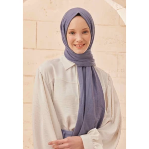 Fresh Scarfs Organik Pamuk Şal Indigo