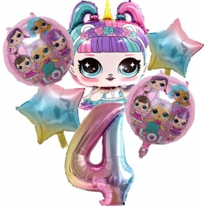 Parti Station Lol Bebek Rakam Konsept Yaş Balon Doğum Günü Set Yaş Balon Set