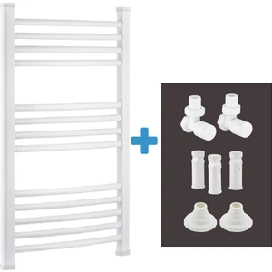 Toprak Havlupan 50/70 Cm 10 Borulu Beyaz Havlupan +2 Adet Vana +2 Boru Gizleme Aparatı +Montaj Seti