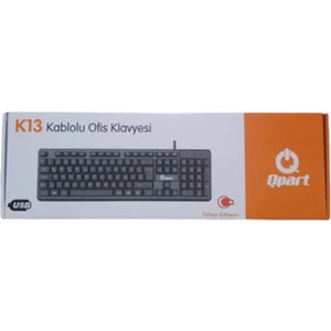 Qpart K13 USB Ofis Klavyesi Q Tr Kablolu