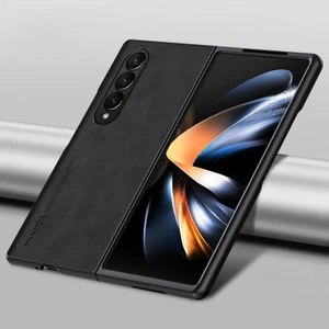 For Samsung Galaxy Z Fold4 Klasik Cilt Hissi Cep Telefonu Kılıfları Kılıfı (Yurt Dışından)