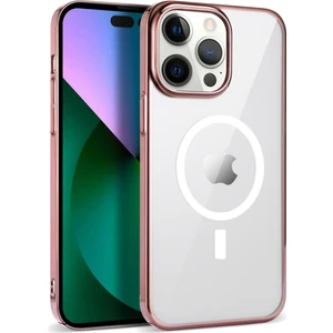 Kny Apple Iphone 13 Pro Max Kılıf Renkli Kenarlı Magsafeli Sert Pixel Kapak