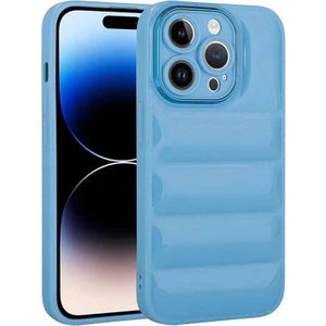 Apple Iphone 13 Pro Max Kılıf Kamera Korumalı Parlak Şişme Galya Silikon
