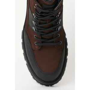 Wrangler Deri Kahverengi Postal Bot