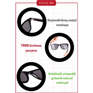 Focus On Spear Black Polarize Güneş Gözlüğü