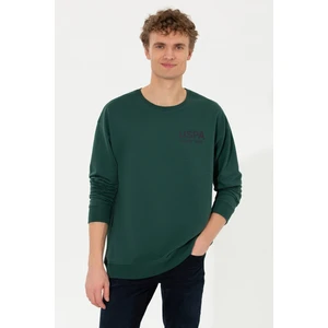 U.S. Polo Assn. Erkek Yeşil Sweatshirt 50257198-VR054