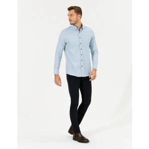 Pierre Cardin Erkek Bej Slim Fit Uzun Kollu Gömlek 50255265-VR011