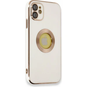 Apple iPhone 12 Kılıf Store Silikon Kapak + Kablo Koruyucu